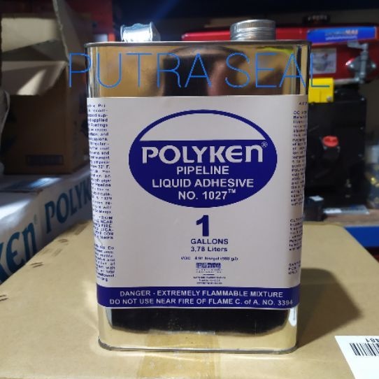 Jual Lem Pipa Polyken 1027 / Plimer Coating Polyken 3,78 liter | Shopee ...