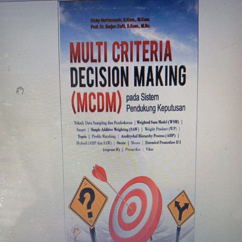 Jual buku multi criteria decision making MCDM | Shopee Indonesia