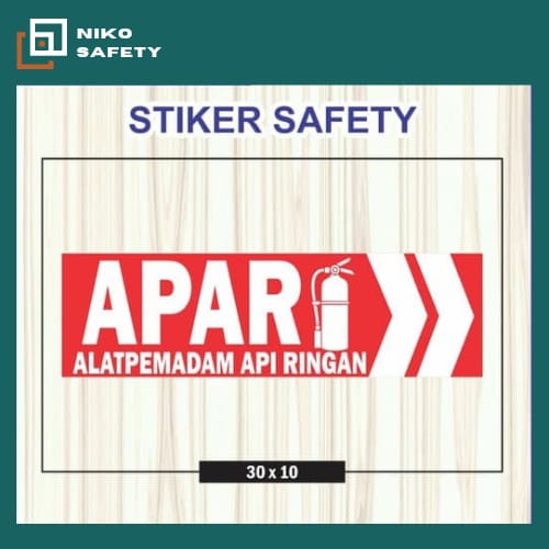 Jual Sticker Safety Sign Label K3 / Stiker Apar Alat Pemadam Api Ringan ...