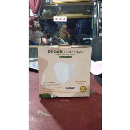 Jual Masker Duckbill Dewasa Y&B Care 1Box Isi 50pcs Mirip Sensi Ada ...