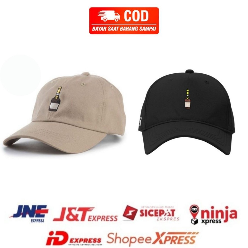 Jual Topi Basebll Pria Wanita Bordir Botol CAP primuim dewasa