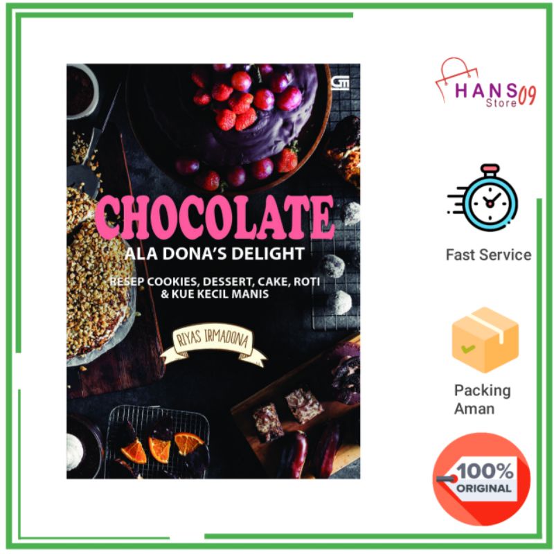 Jual CHOCOLATE ALA DONA`S DELIGHT Resep Cookies, Dessert, Cake, Roti ...