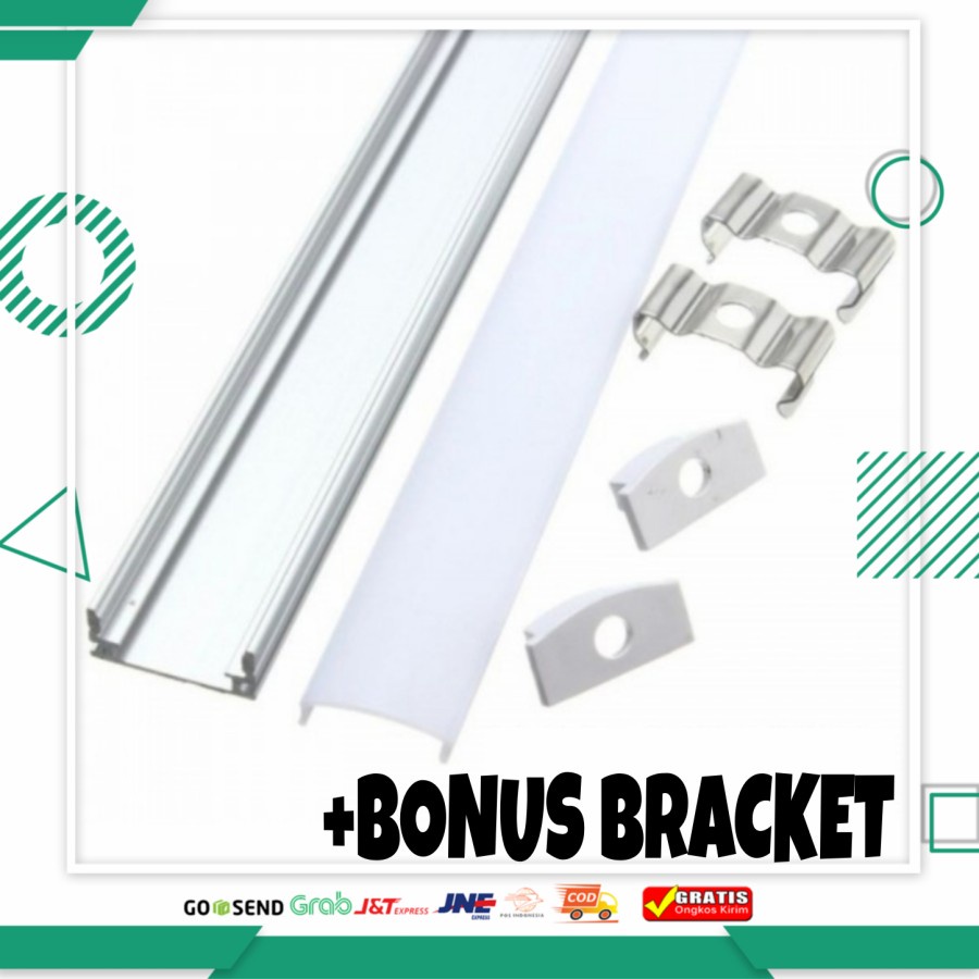 Jual Led Profile Tanam Alumunium Versi I untuk Lampu Tangga Modern ...
