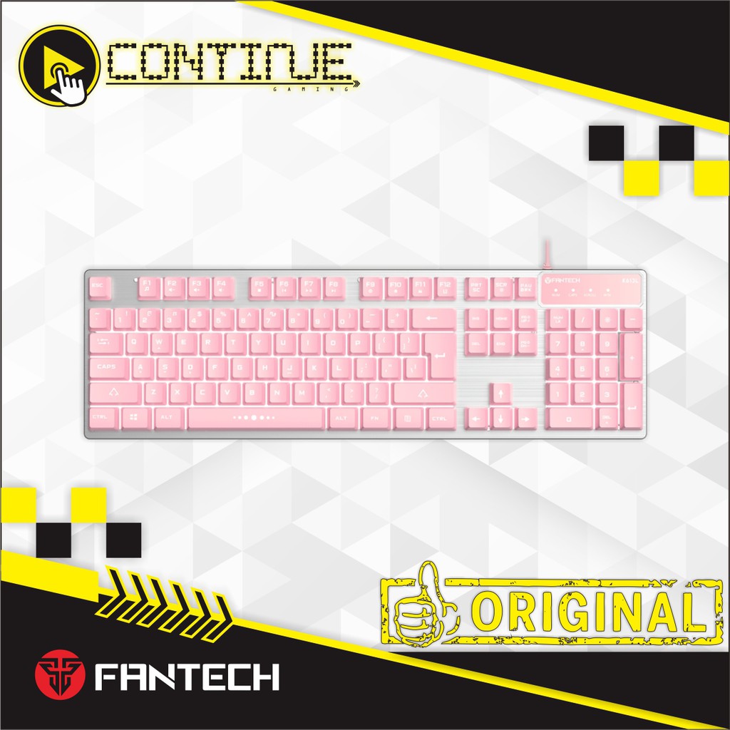 Jual Keyboard Gaming Fantech FIGHTER II K613L - PINK | Shopee Indonesia