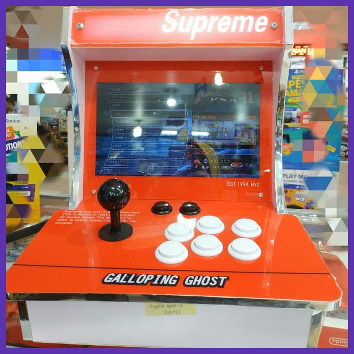 SUPREME ARCADE GAME DUAL LAYER 2 PLAYER DING DONG GALLOPING GHOST - MERAH