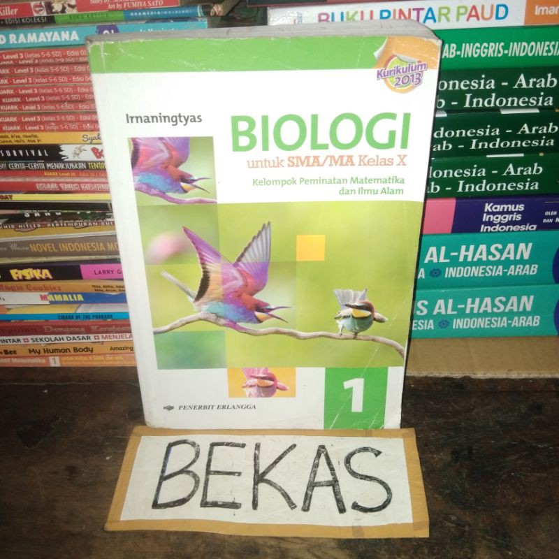 Jual Buku Biologi Kelas 10 X 1 I Sma Ma Penerbit Erlangga Kurikulum