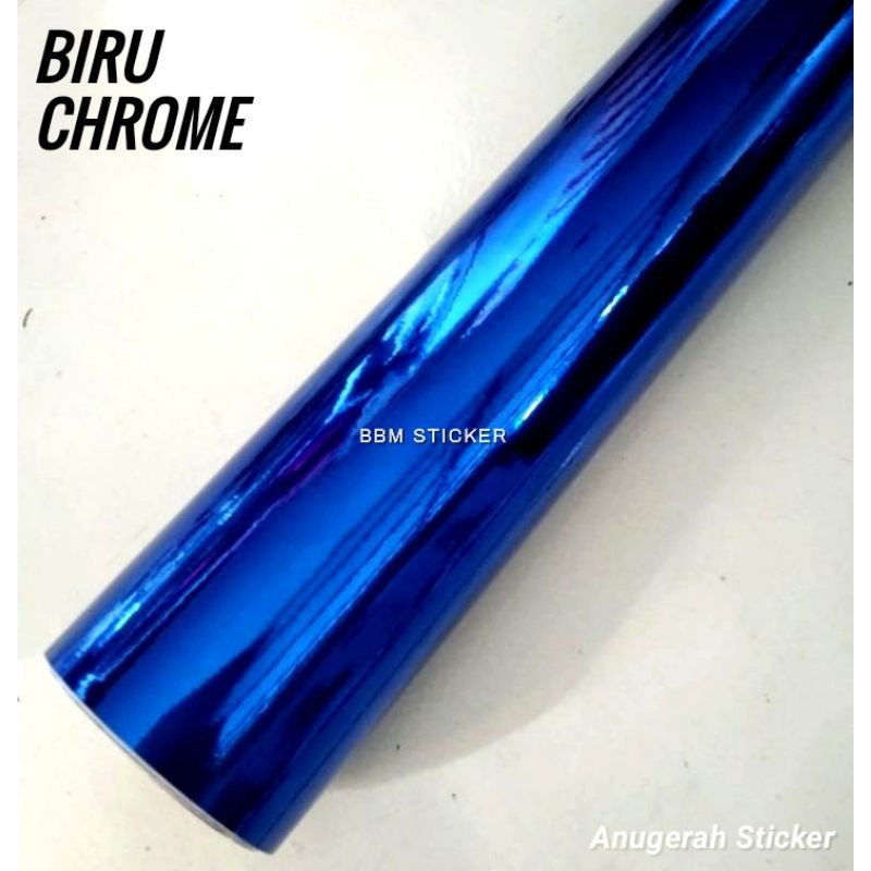 Jual Stiker Chrome Glossy Biru Krom Sticker Infinity sekotlet | Shopee ...