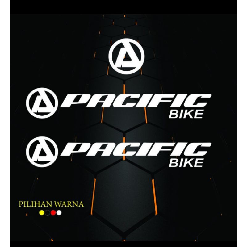 Jual Cutting Sticker Sepeda Pasific Bike/Sticker Sepeda Pasific ...