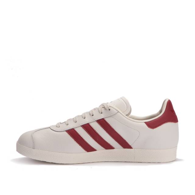 Adidas gazelle 2024 leather white red