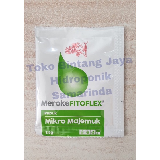 Jual Pupuk Mikro Majemuk Meroke FITOFLEX 2.5 gr | Shopee Indonesia
