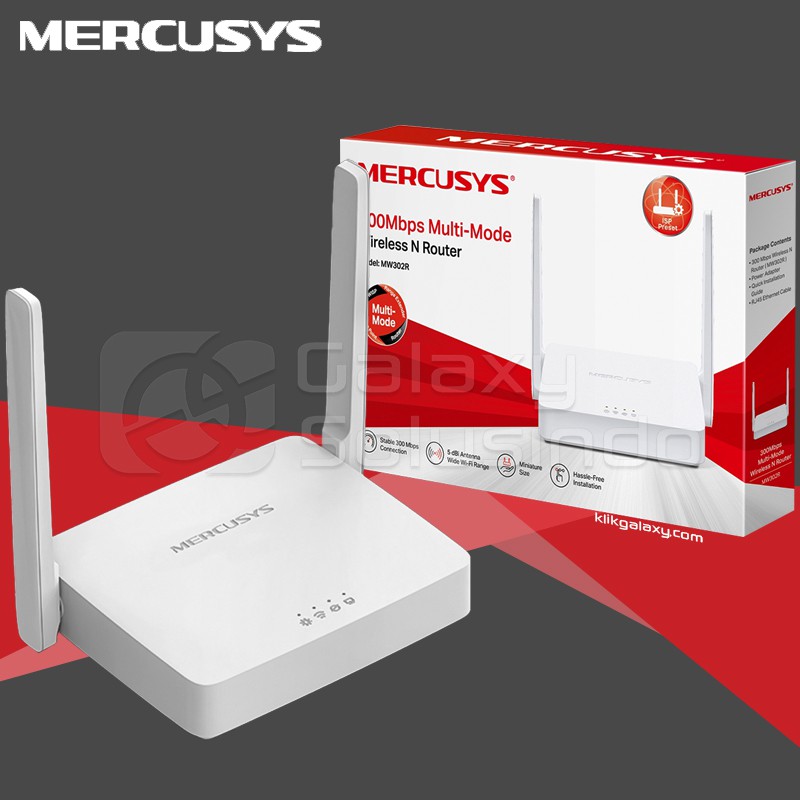 Jual Mercusys Mw302r 300mbps Multi Mode Wireless N Router Shopee