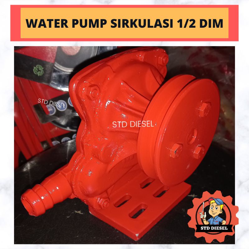 Jual WATER PUMP SIRKULASI POMPA KEONG COOLING MODEL GMB LOKAL RED MERAH ...