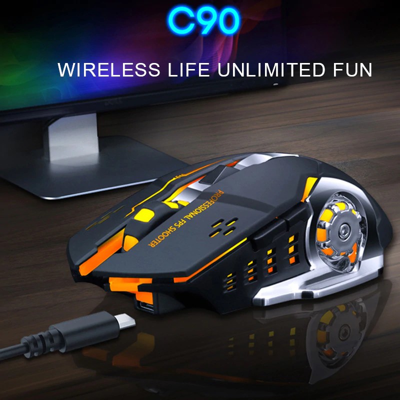Jual Best IMPORT Ergonomics 2.4G Gaming Mouse Wireless Mause For Gamer ...