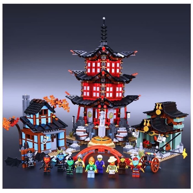 Jual Lepin 06022 Ninjago Temple Of Airjitzu Shopee Indonesia