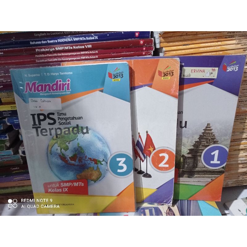 Jual Buku Bekas Kurikulum 2013 Edisi Revisi IPS TERPADU Untuk Smp Mts ...