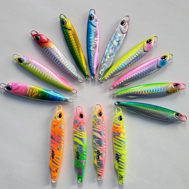 SEÑUELO JIGS DRAG METAL SLIM 40 (Tamaño 8.2cm) (Peso 40g) - Fullpesca S.A