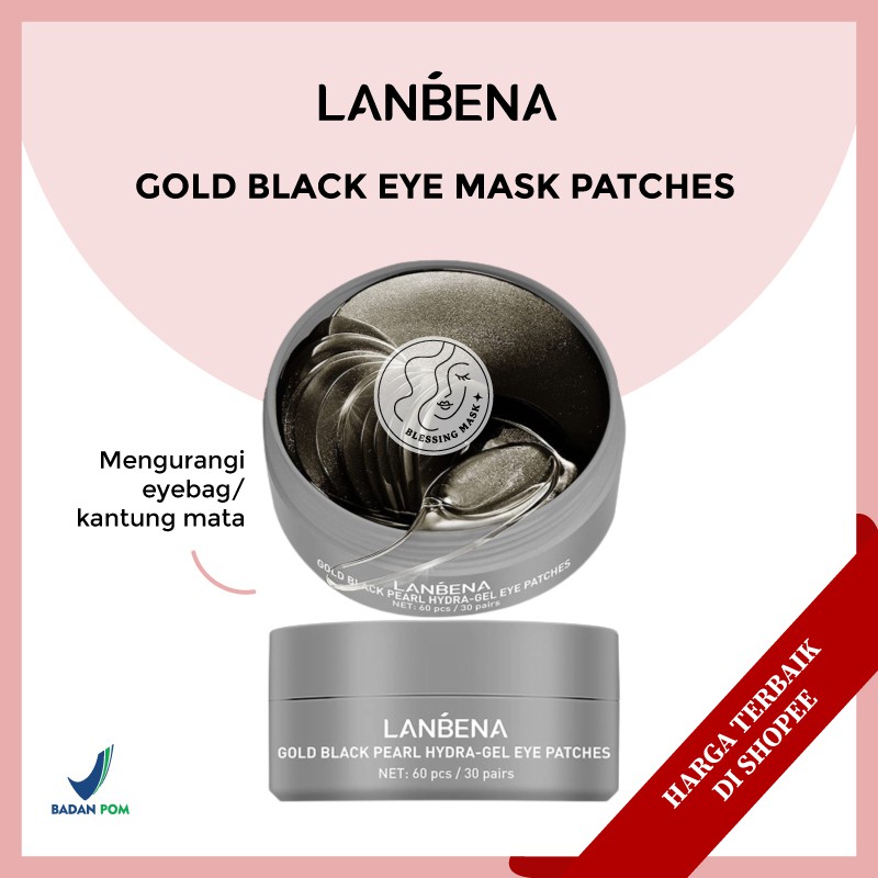 Jual LANBENA Hyaluronic Acid Rose Vitamin C Hydragel Eye Mask/Patches