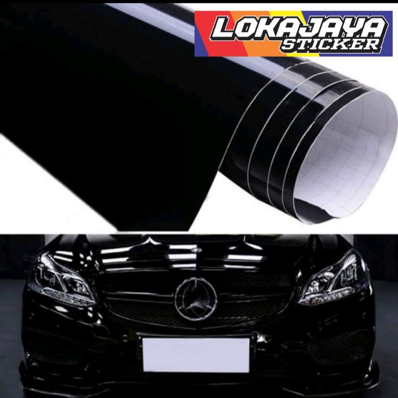 Jual SKOTLET STIKER HITAM GLOSSY UNTUK MOBIL MOTOR BLACK GLOSSY MERK ...