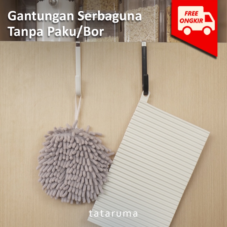 Jual TATARUMA Rami - Gantungan Besi Single Serbaguna Tanpa Paku/Bor ...