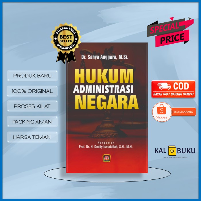 Jual Buku Hukum Administrasi Negara Karya Penulis Sahya Anggara Terbitan Penerbit Pustaka Setia