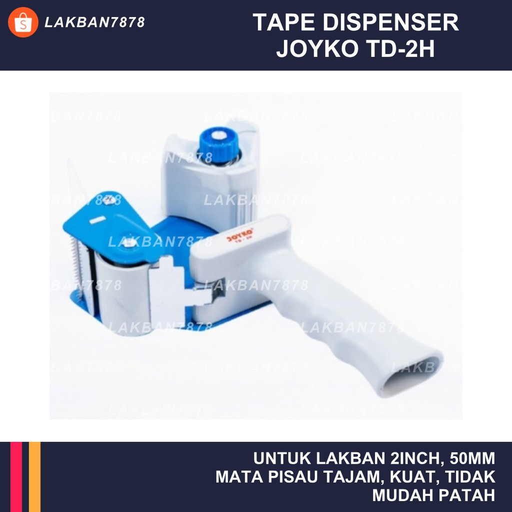 Jual TD2H DISPENSER TAPE LAKBAN 2 INCH JOYKO TD 2H DISPENSER LAKBAN