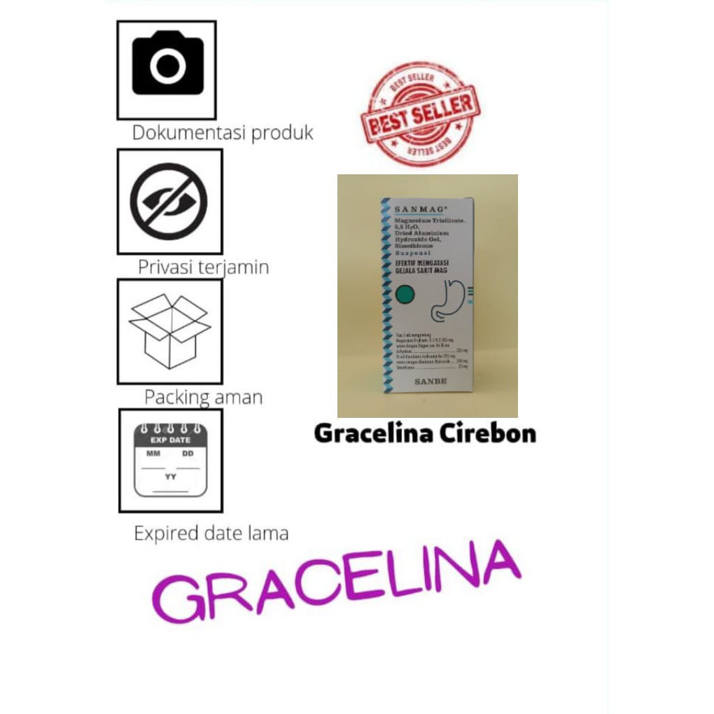 Jual Obat maag/ Sanmag Sirup 120 ml | Shopee Indonesia