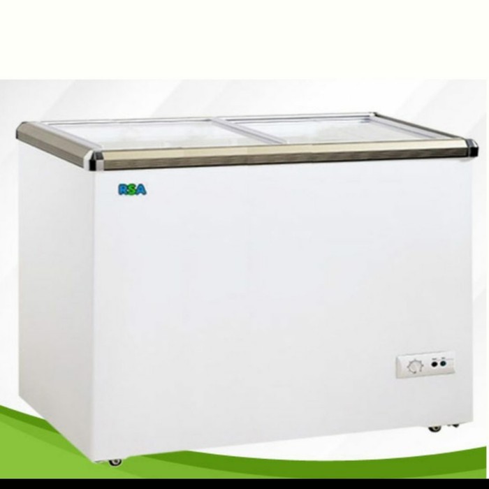 Jual RSA XS-200 / XS200 Sliding Flat Glass Freezer 170 Liter 170 Watt ...