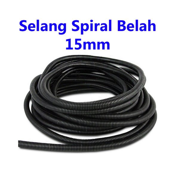 Jual Selang Flexible Fleksibel Belah Mm Hitam Permeter Shopee Indonesia