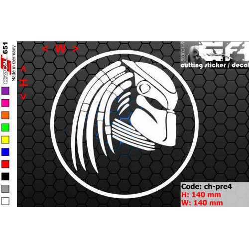 Jual ea cutting sticker / decal Code: ch-pre4 ( predator ) | Shopee ...