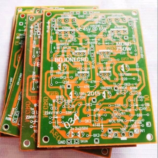 Jual PCB Power Amplifier Simetris 3 tingkat 750 Watt | Shopee Indonesia