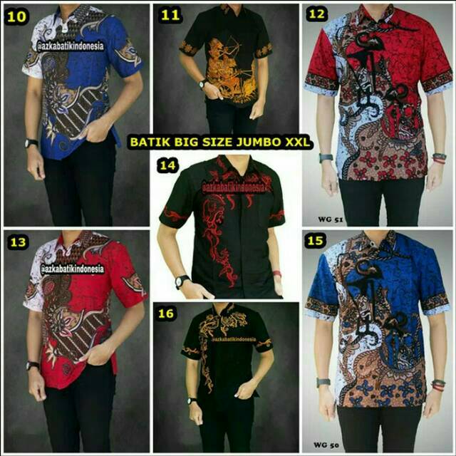 Jual Jual Baju Batik Pria Baju Batik Modern Kemeja Batik Pekalongan Hem Batik Jumbo Xxl Batik