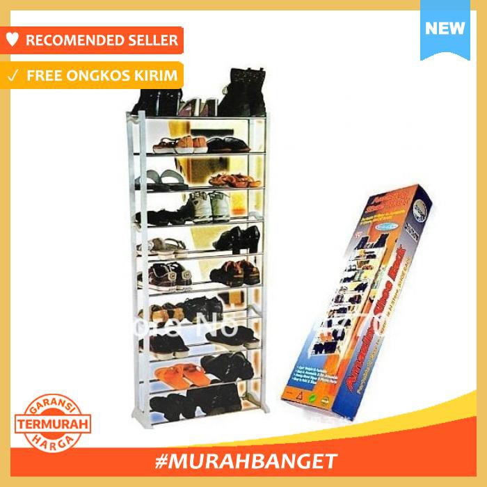 Jual Tempat Sepatu & Sandal - Amazing Shoe Rack Rak Sepatu 10 Susun ...