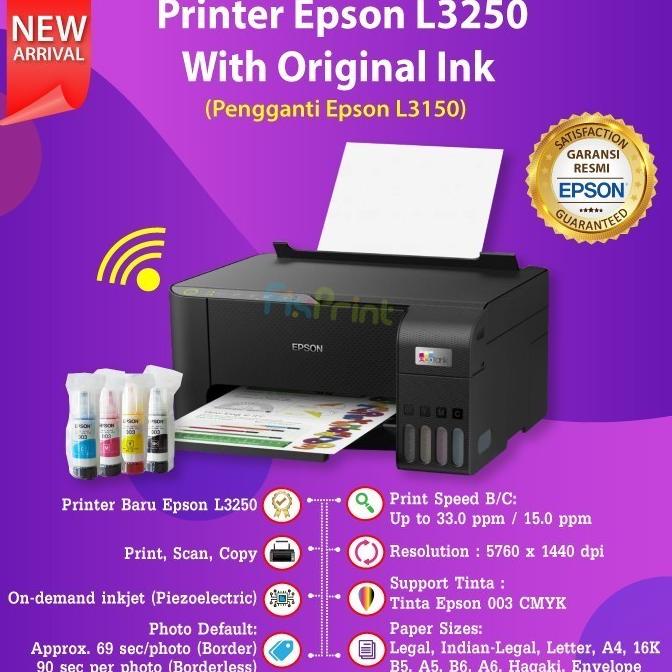 Jual Open DS] Printer Epson L3250 Print Scan Copy Wireless Multifungsi ...