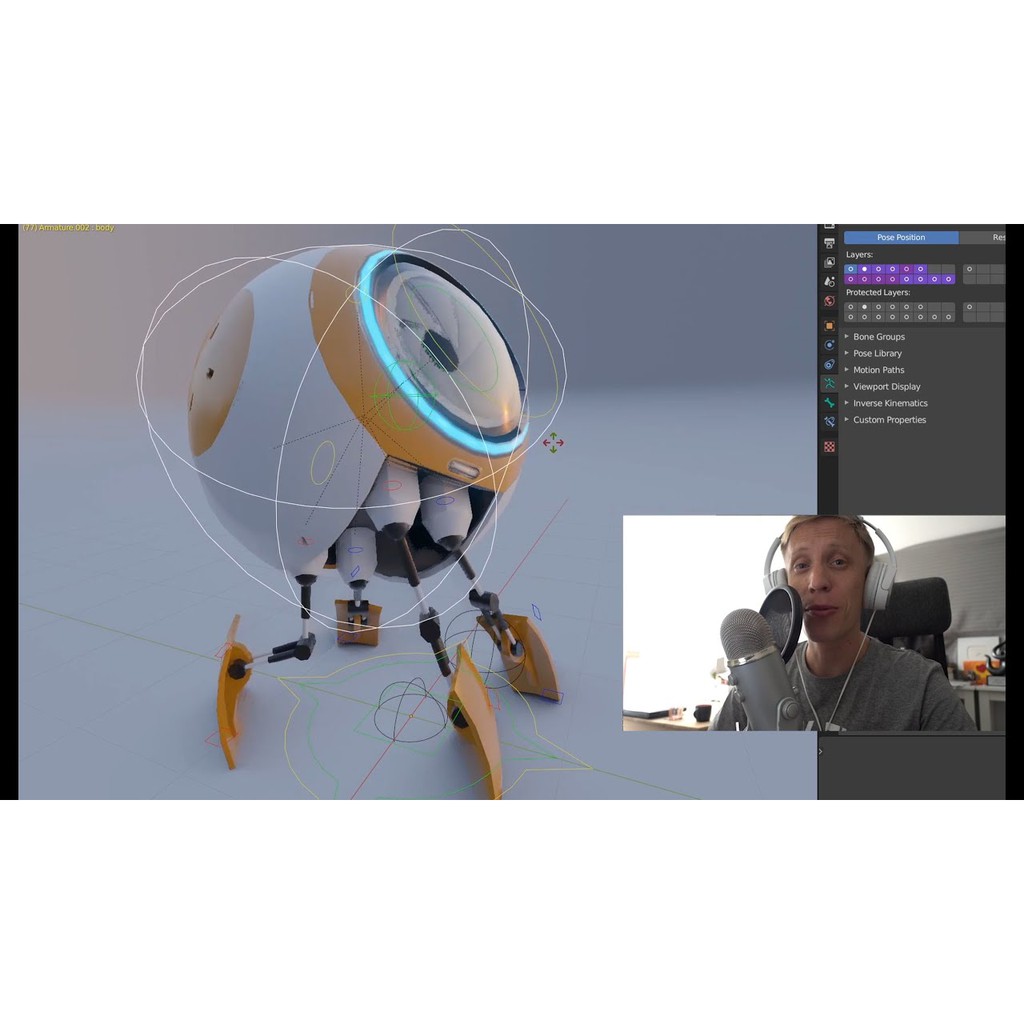Jual CREATIVE SHRIMP – HARD SURFACE RIGGING IN BLENDER | DVD TUTORIAL ...
