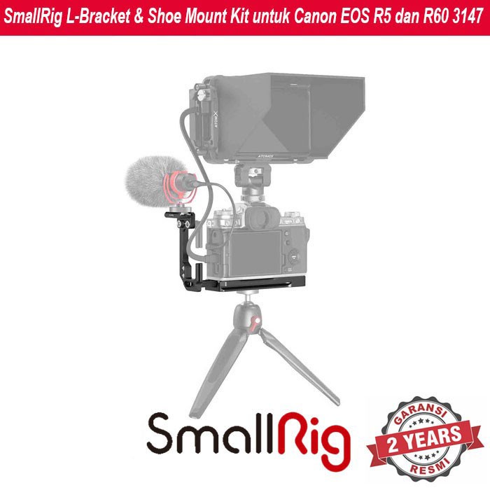 Jual SmallRig L-Bracket & Shoe Mount Kit For Canon EOS R5 dan R6 3147 ...
