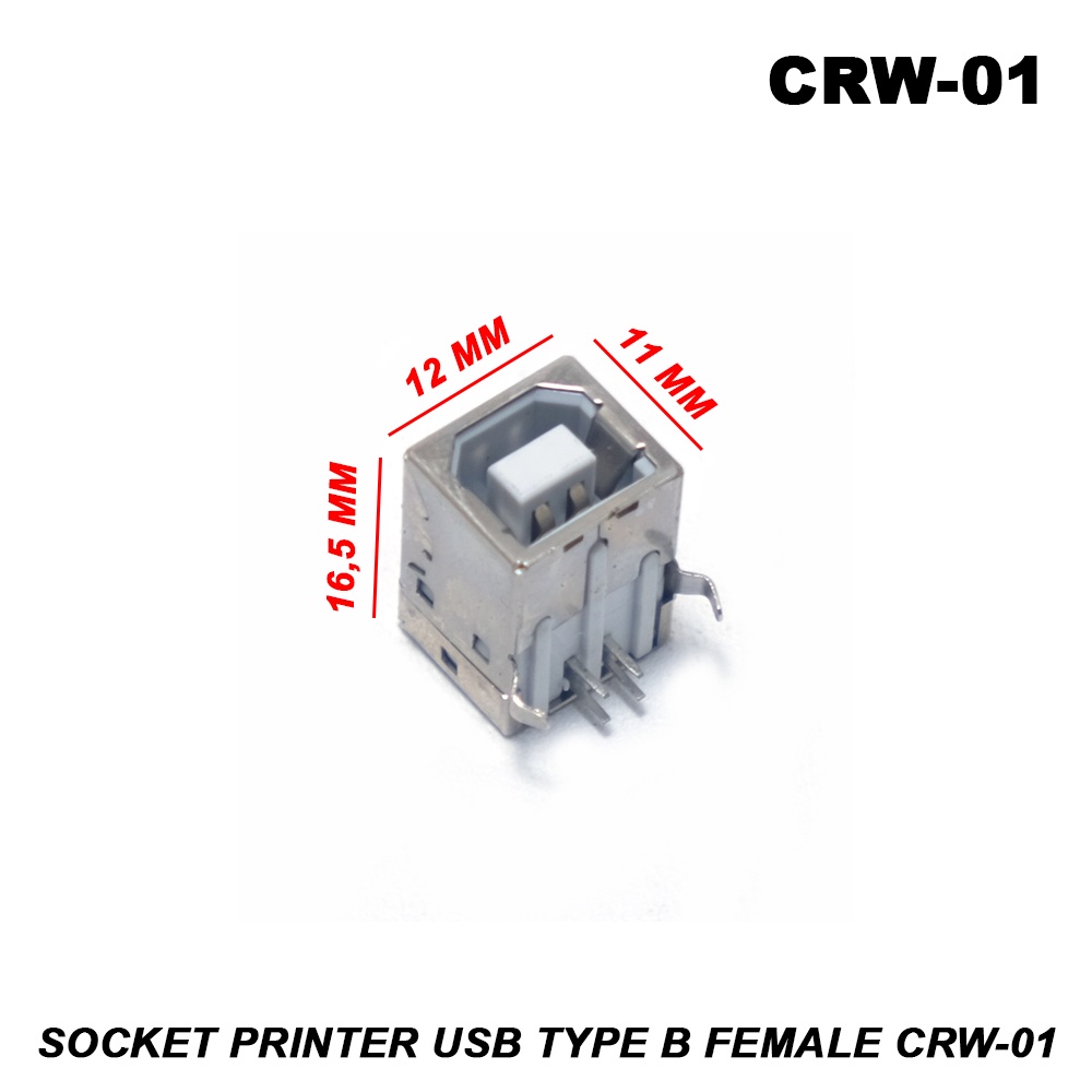 Jual CRW-01 - Socket Printer USB Type B Female BF90 | Shopee Indonesia
