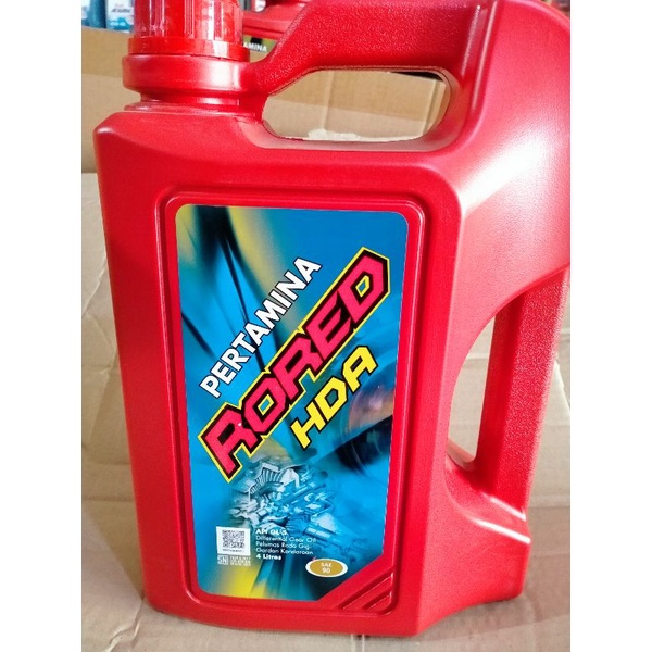Jual oli Transmisi-Gardan Pertamina Rored HDA SAE 90 API 4 Liter ...