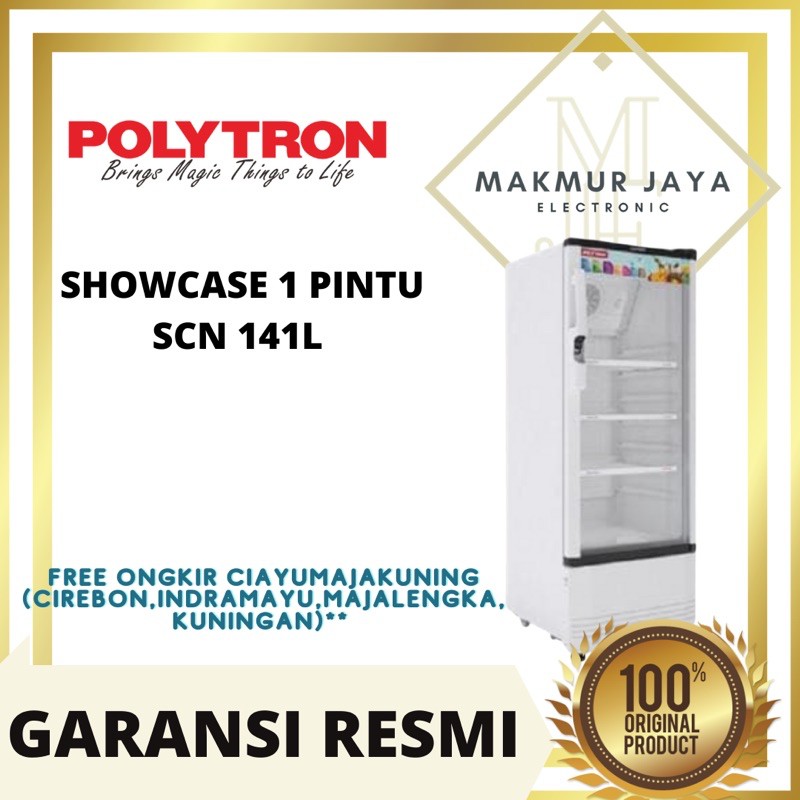 Jual SHOWCASE POLYTRON SCN 141L SCN 141 LITER KHUSUS CIREBON | Shopee ...