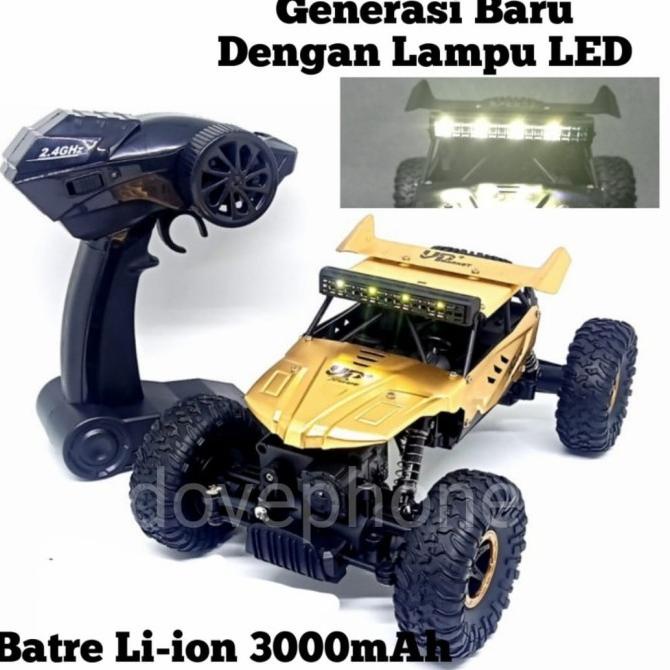 Jual MOBIL REMOTE KONTROL REMOT RADIO CONTROL ROCK CRAWLER LAMPU LED RC ...