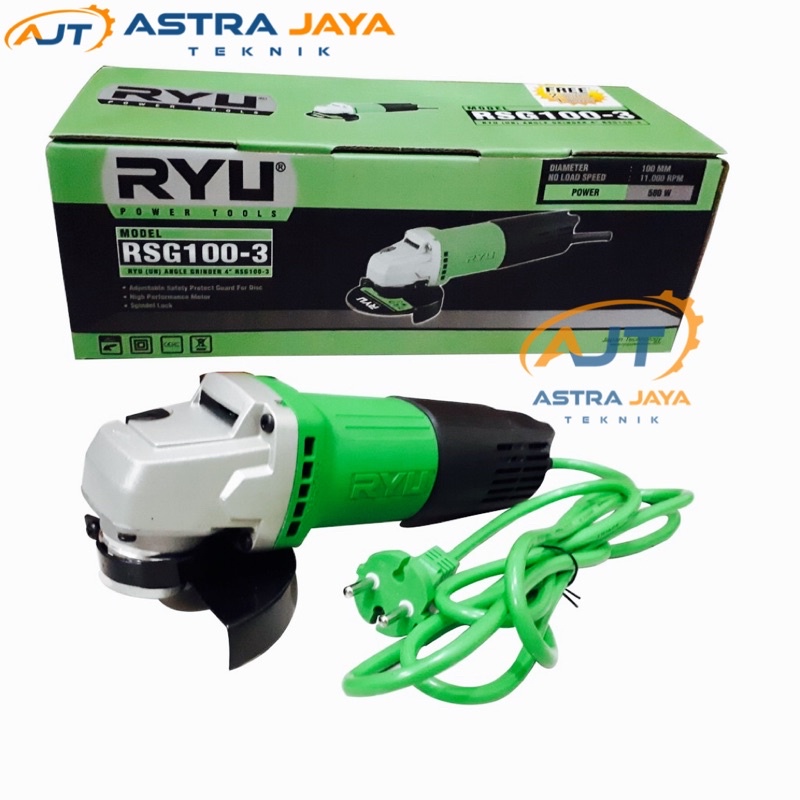 Jual RYU Gerinda Tangan 4” Inch RSG100-3 Mesin Gurinda 4 in Angle ...