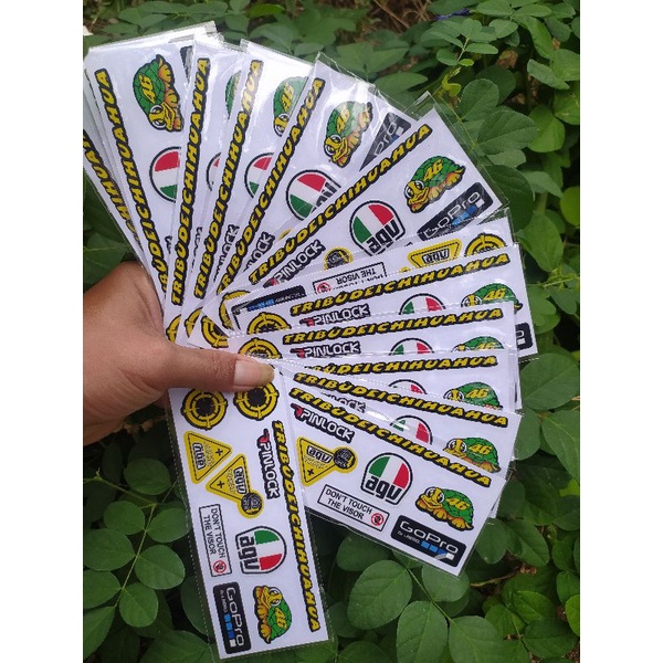 Jual sticker visor Helm set | Shopee Indonesia