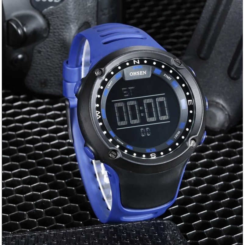 Jual Jam tangan digital OHSEN 1510 men rubber strap outdoor sport original Shopee Indonesia