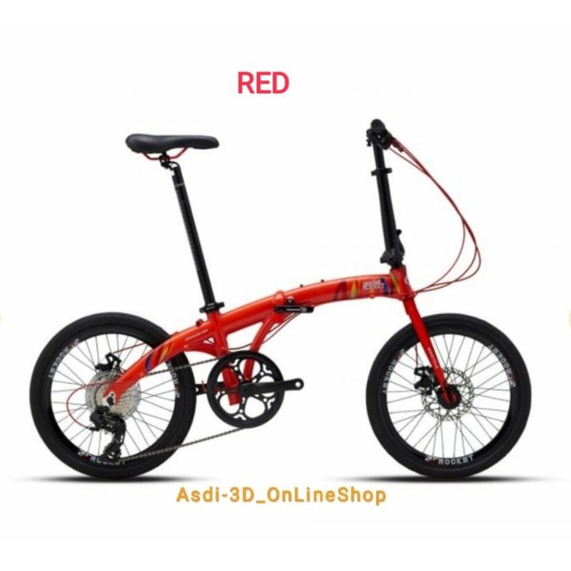 Jual Sepeda Lipat Wimcycle Pocket Rocket [ORIGINAL] | Shopee Indonesia