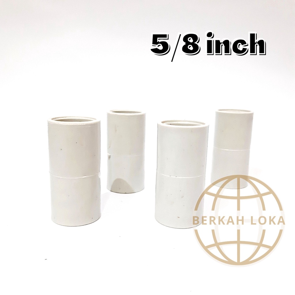 Jual SOK PIPA 5/8 INCH SOCK OVERLOOP SAMBUNGAN FITTING PIPA PVC ...
