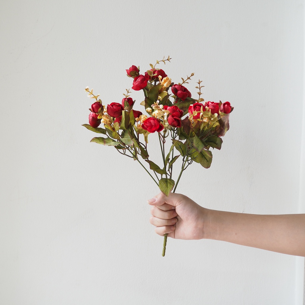 Jual Bunga Artificial Mini Rustic Ranunculus (B18024) | Shopee Indonesia