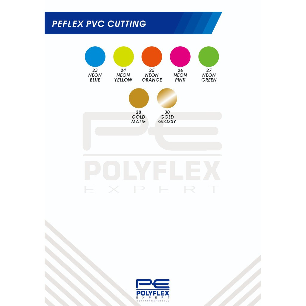 Jual POLYFLEX KOREA PVC NEON & GOLD (METERAN) | Shopee Indonesia