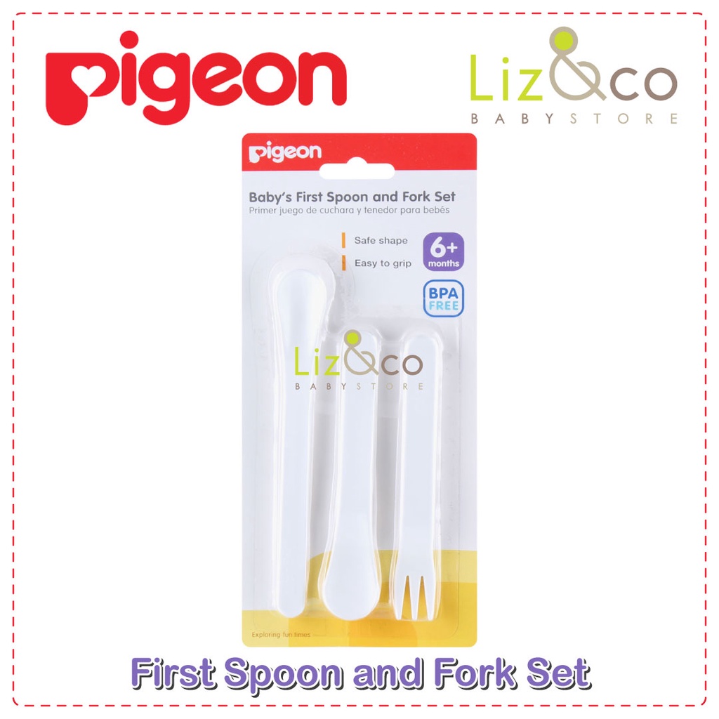 Jual Pigeon First Spoon and Fork Set Shopee Indonesia