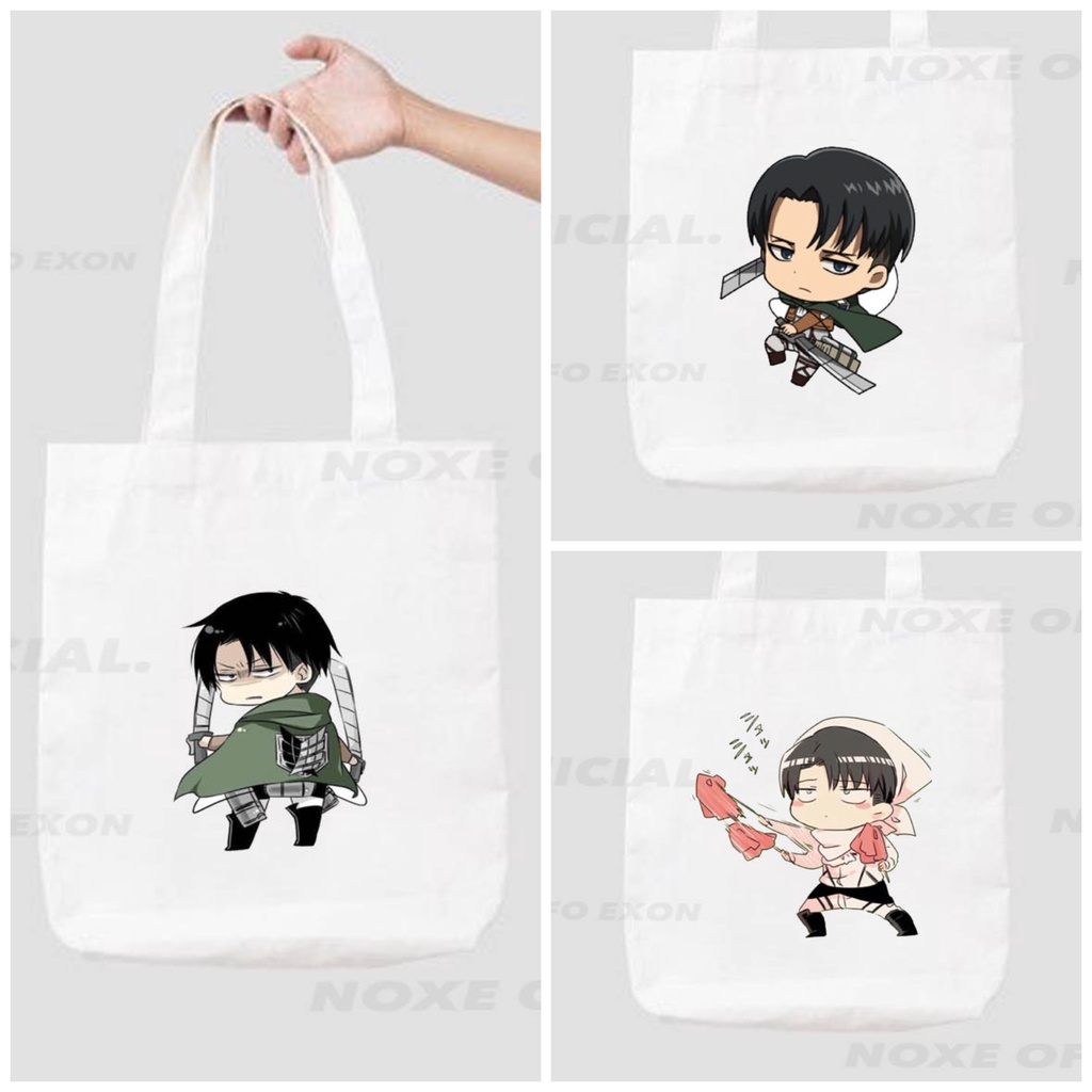 Jual TOTE BAG ANIME LEVI ATTACK ON TITAN | Shopee Indonesia