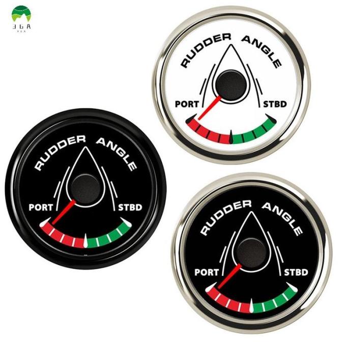 Jual 52Mm Boat Marine Rudder Angle Indicator 0-190 Ohm 8 Color ...