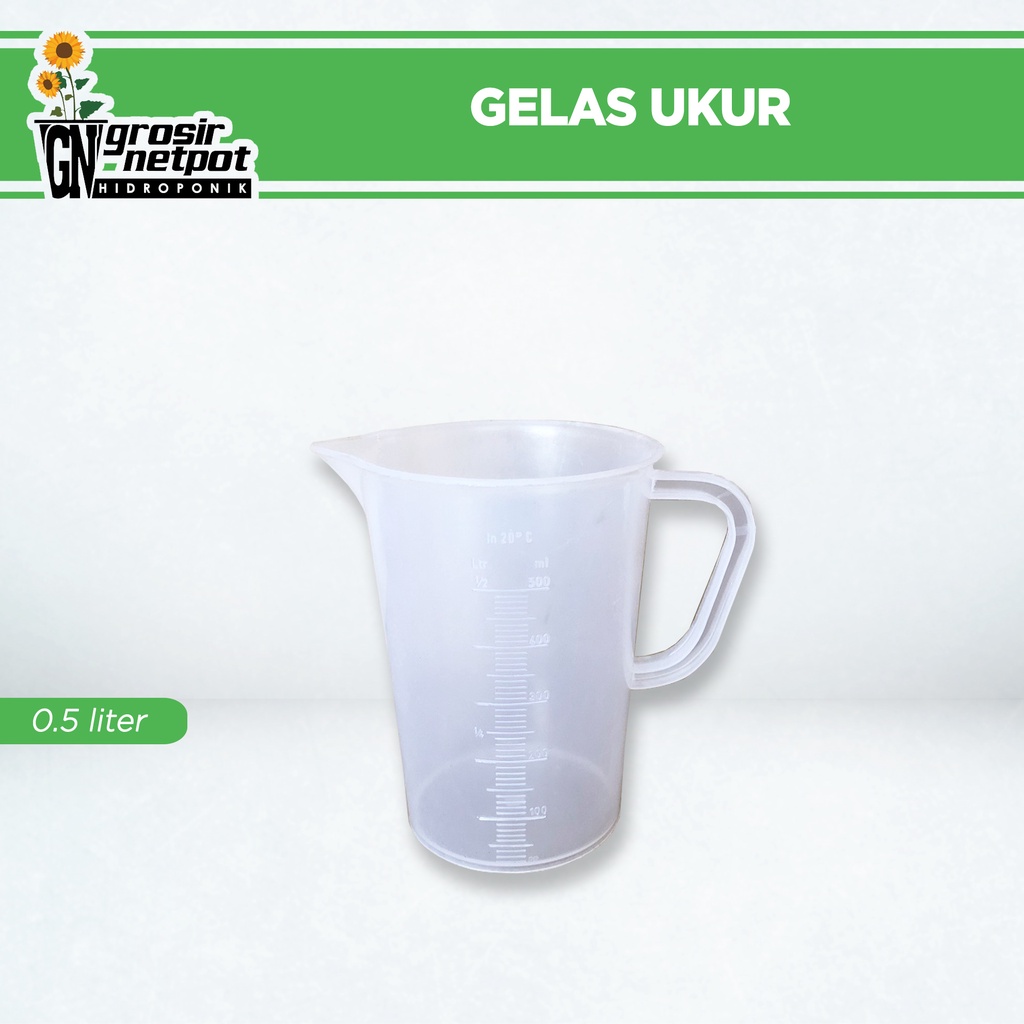 Jual Gelas Ukur Gelas Takar Gelas Plastik 500 Ml Shopee Indonesia 9501